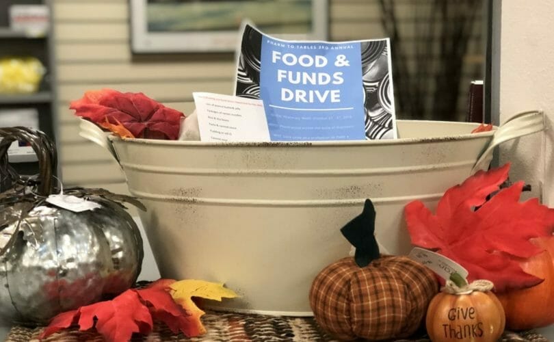Food & Funds Drive at Our Stores