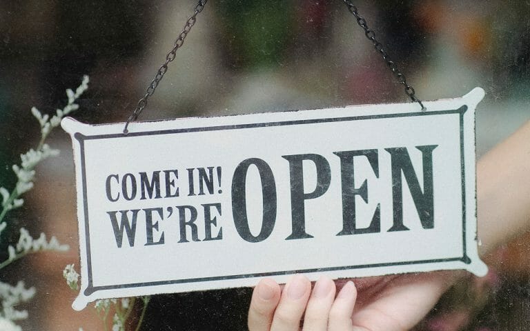 Come in, we're open!